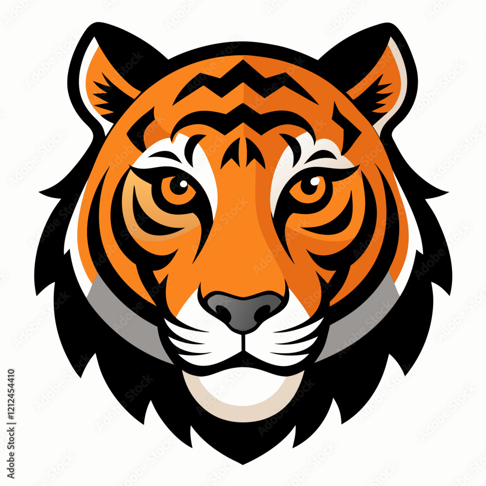tiger head vector illustration tiger head vector illustration