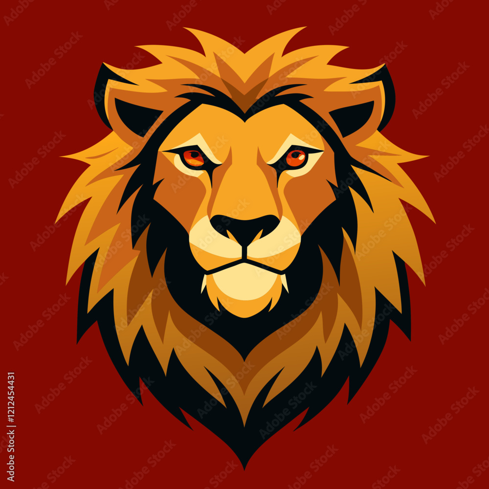 lion head illustration lion head illustration
