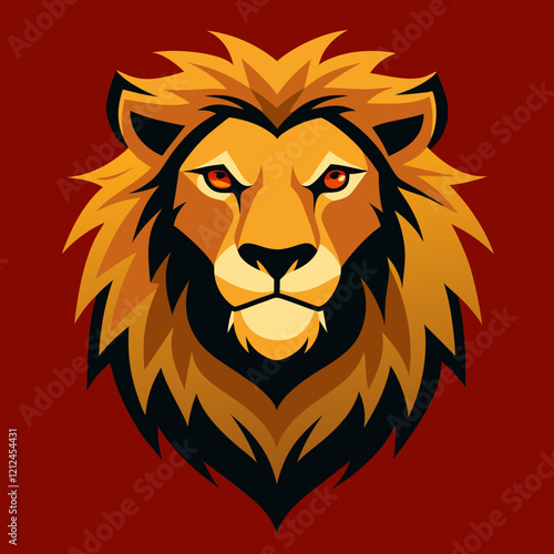 lion head illustration