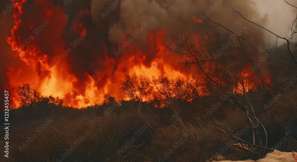 dramatic forest fires dramatic forest fires