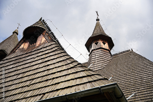 An old abandoned house in Poland.  photo