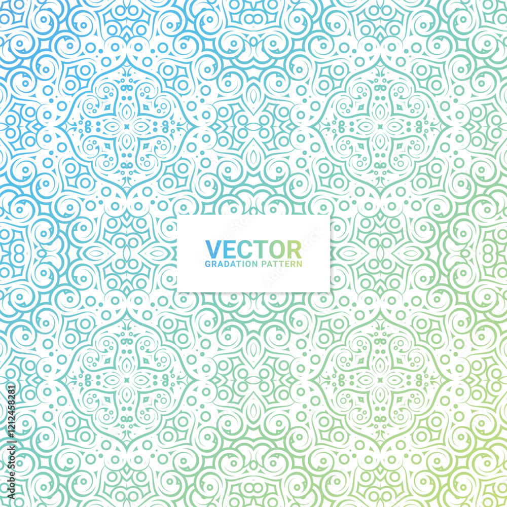 Fototapeta premium gradation ornament pattern design background