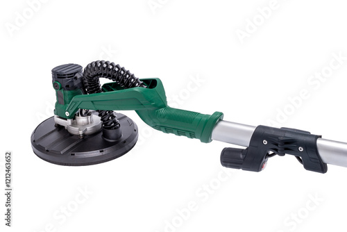 Electric sander for grinding and polishing walls and ceilings