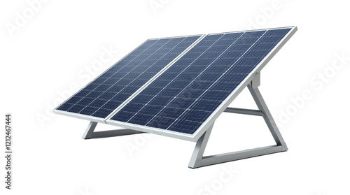 solar panel isolated, transparent