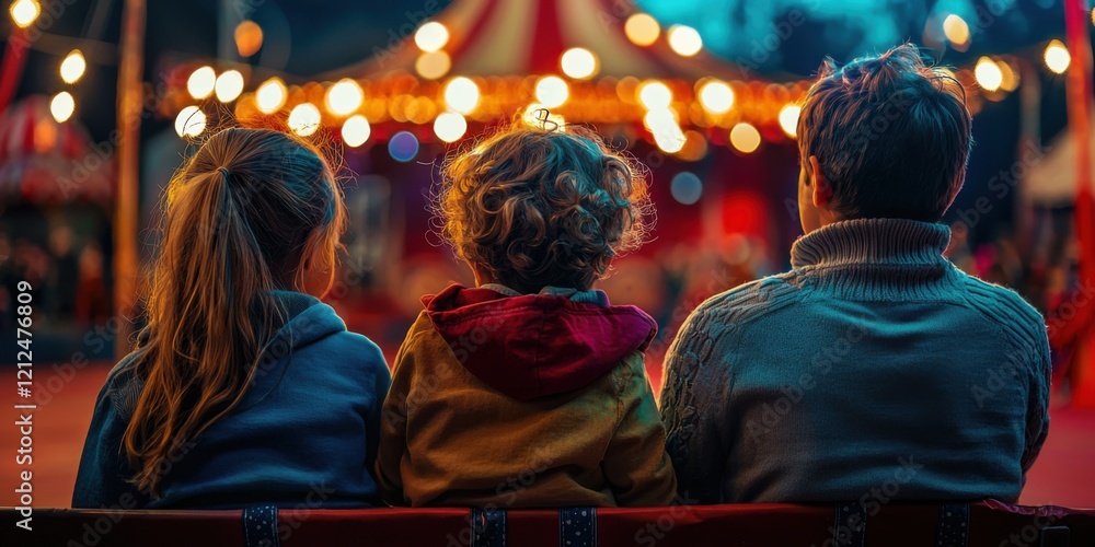 Fototapeta premium Family Fun at the Circus