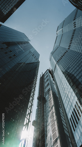 skyscrapers in the city