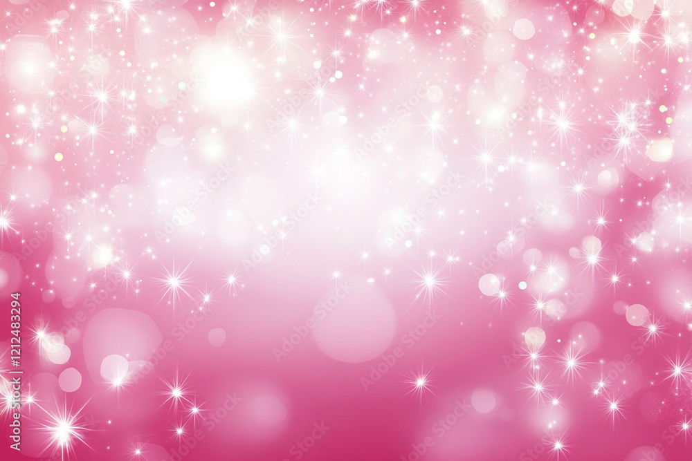 Pink Sparkle Background Image with Glittering Lights Pink Sparkle Background Image with Glittering Lights