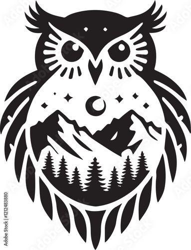 Owl Vector Silhouettes