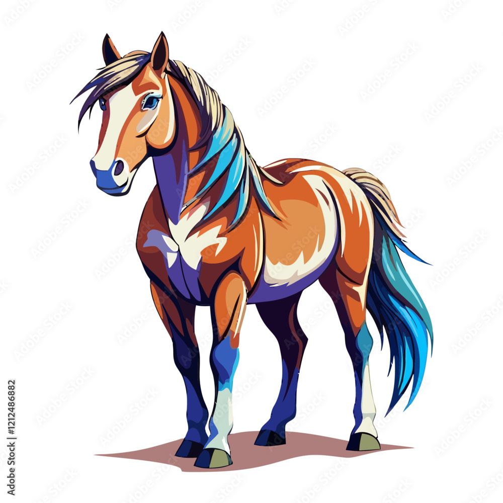 Obraz premium Horse vector illustration