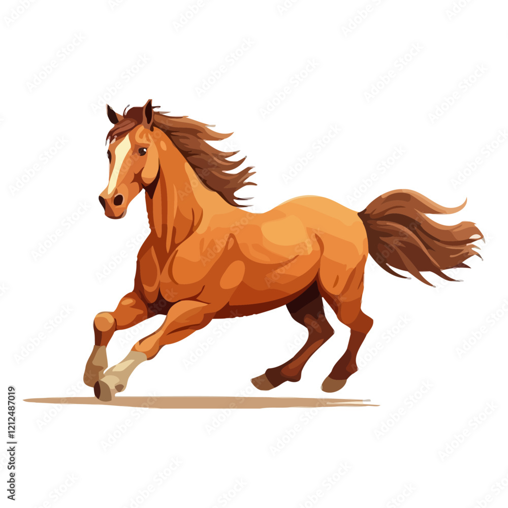 Obraz premium Horse vector illustration