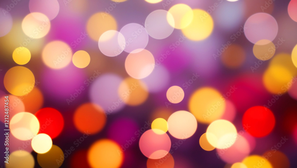 Obraz premium A bokeh background with colorful light 