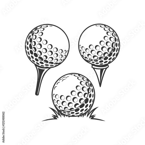 golf ball icons