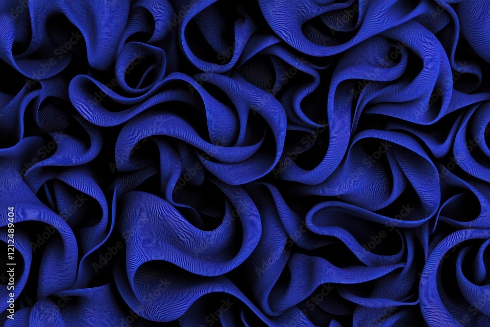 A rich blue fabric texture with soft, flowing folds, creating an elegant and dynamic visual appearance. A rich blue fabric texture with soft, flowing folds, creating an elegant and dynamic visual appearance.