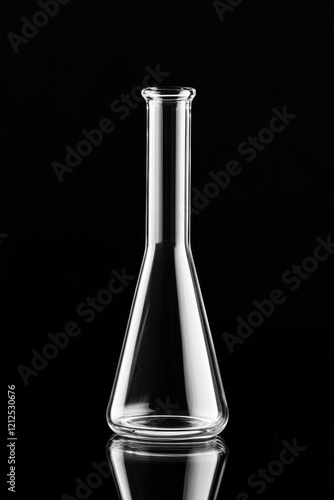 Laboratory test tube glassware with dropper biotechnology and medical scientific research photo