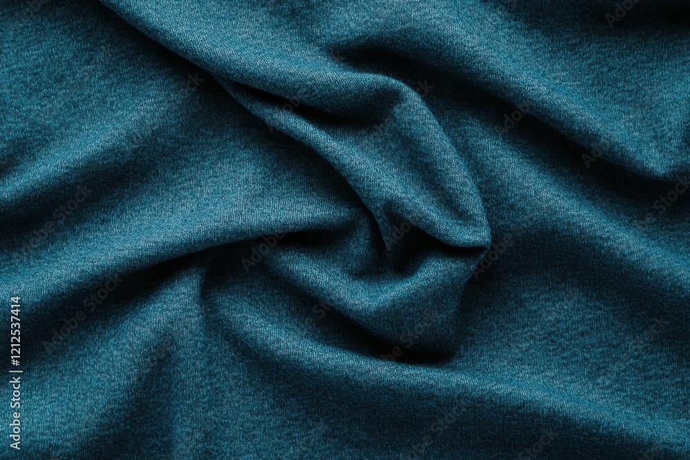 A close-up view of soft, textured teal fabric, featuring intricate folds and a rich color that suggests warmth and comfort. A close-up view of soft, textured teal fabric, featuring intricate folds and a rich color that suggests warmth and comfort.