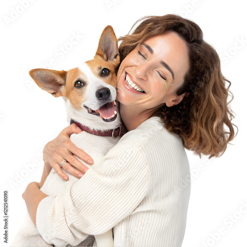 Beautiful girl with dog