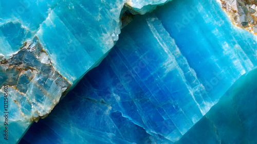 a large blue quartz quartz with a rough surface
