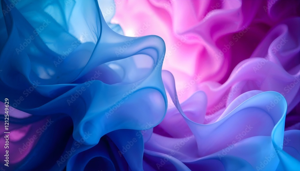 Fototapeta premium Vibrant abstract background with dynamic blue and purple gradients