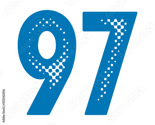 97 - Honolulu blue, sport vector graphics, hockey, for street art - graffiti lettering typography - art illustration - multicolor - writen	