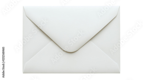 White envelope, isolated on transparent background photo