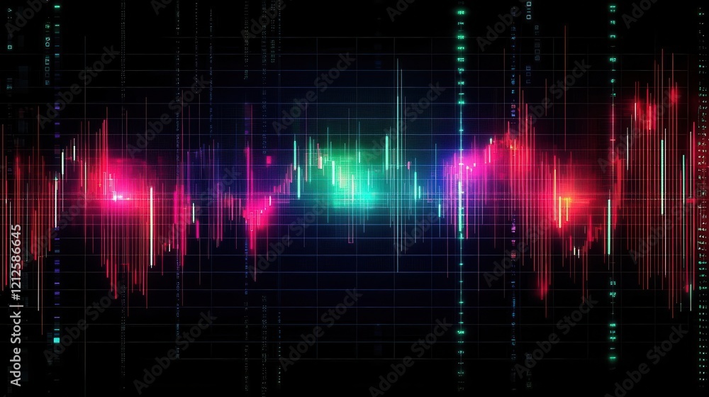 High-Tech Design Dynamic Candlestick Chart, Red & Green, Blue Digital Screen, Market Indicators, Trend Lines, Stock Trading & Crypto, Realistic Glow Effects High-Tech Design Dynamic Candlestick Chart, Red & Green, Blue Digital Screen, Market Indicators, Trend Lines, Stock Trading & Crypto, Realistic Glow Effects