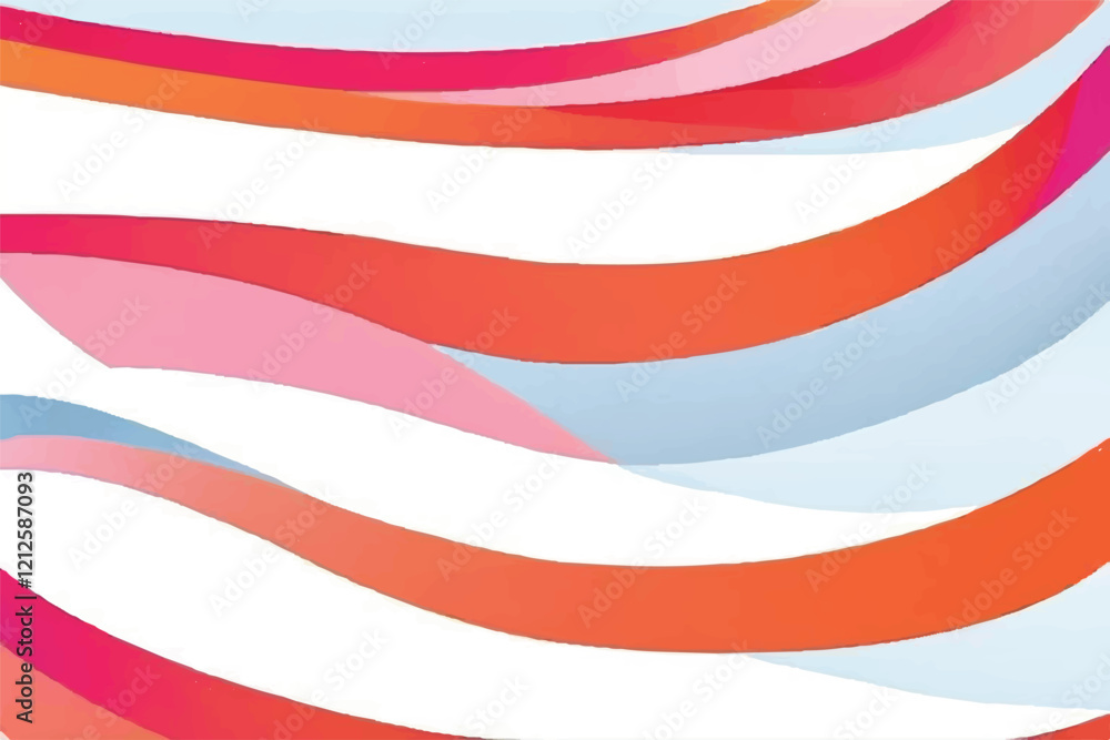 Obraz premium Abstract colorful wavy striped background. Wavy background. Groovy colorful wavy pattern background. Layered Waves Background. 