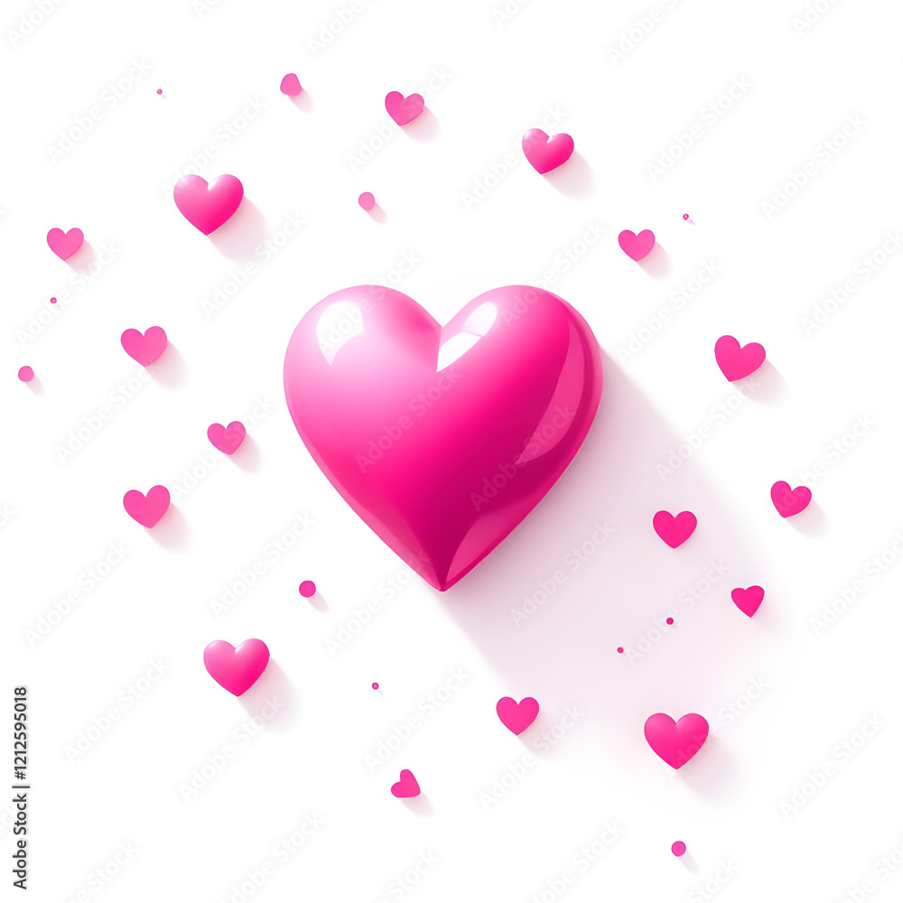Heart shape Isolated on white background Heart shape Isolated on white background