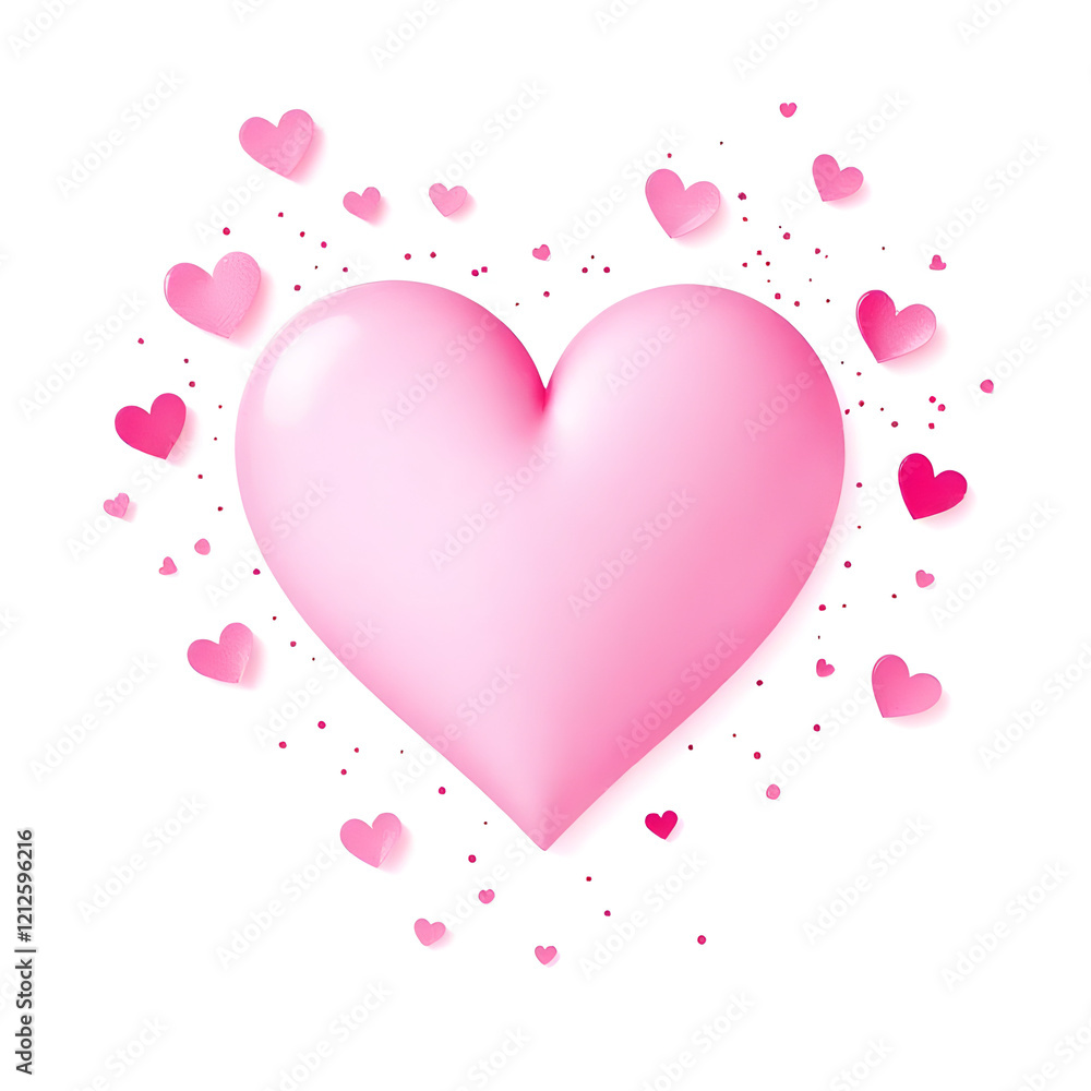 Heart shape Isolated on white background Heart shape Isolated on white background