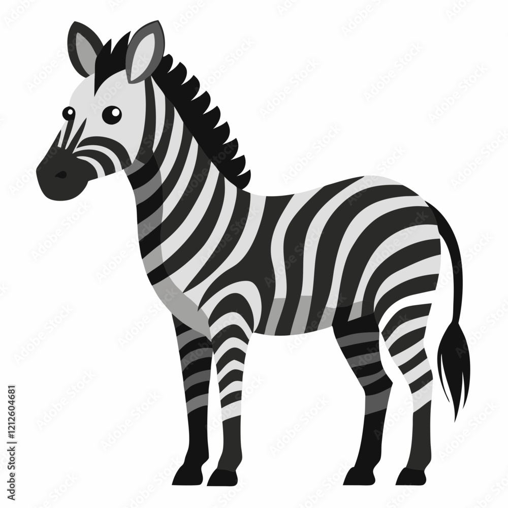 Fototapeta premium zebra vector illustration
