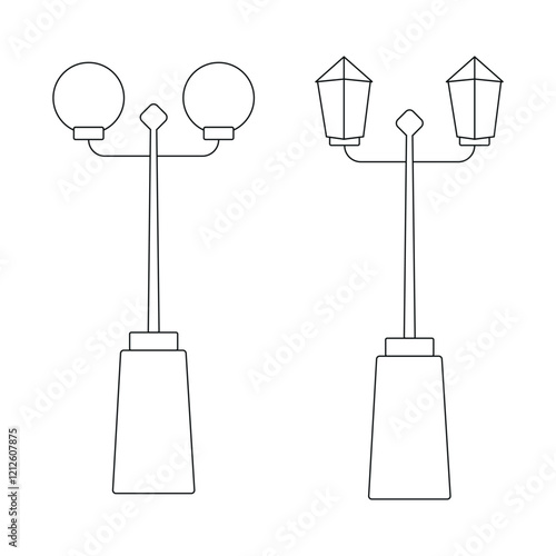 set of lamps