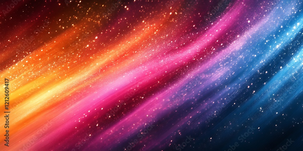 Abstract colorful glowing streaks and sparkles. Abstract colorful glowing streaks and sparkles.