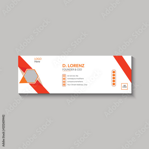 Email signature template design Corporate Modern and Professional Eye catching Email Sign.