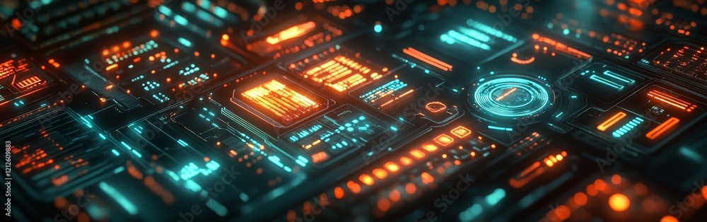A glowing technology network visualization representing blockchain and AI connections. Perfect for technology blogs, presentations, and futuristic themes. A glowing technology network visualization representing blockchain and AI connections. Perfect for technology blogs, presentations, and futuristic themes.