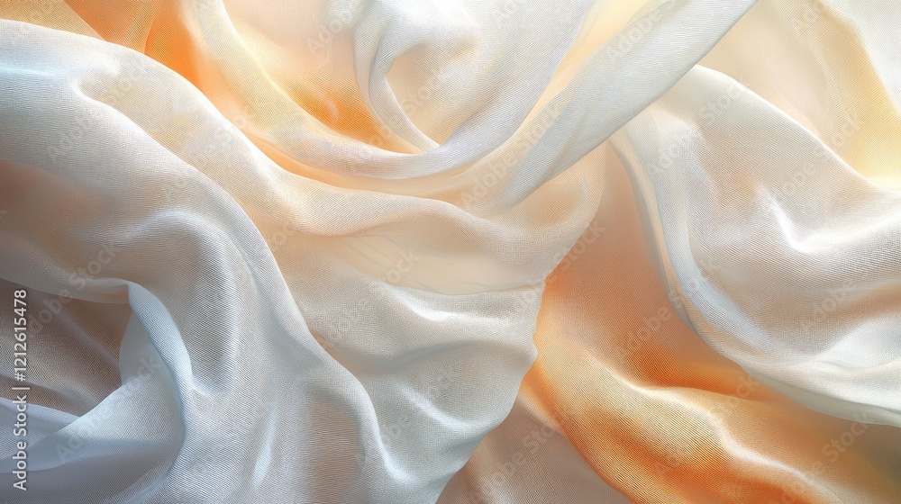 Obraz premium A textured abstract background resembling flowing silk or fabric, with rich colors and subtle shadows, adding elegance and sophistication to any visual composition.