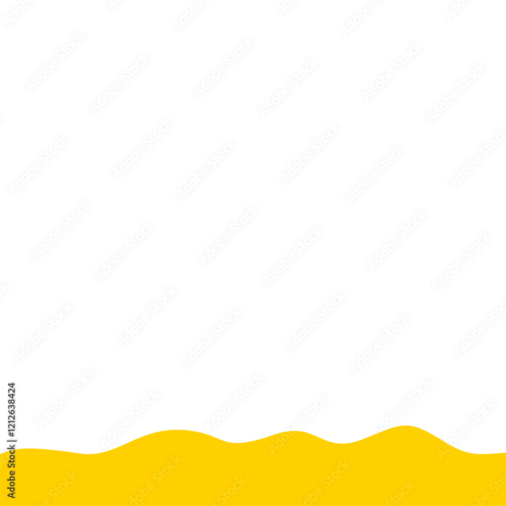 Obraz premium Yellow Divider Shape