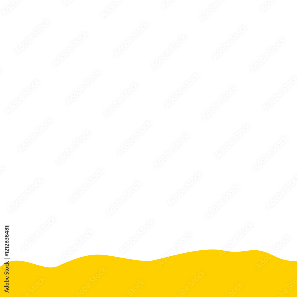 Fototapeta premium Yellow Divider Shape