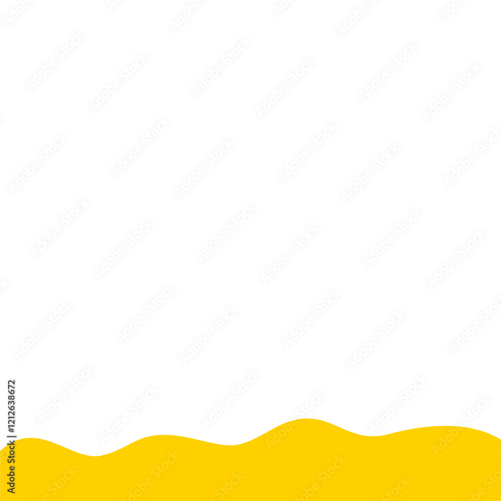 Fototapeta premium Yellow Divider Shape