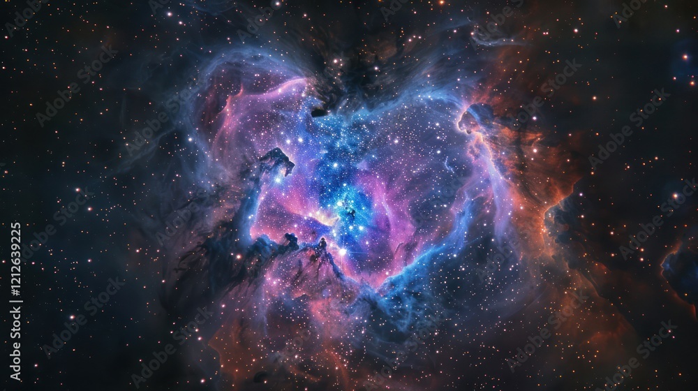 Obraz premium Cosmic Nebula in the Stars