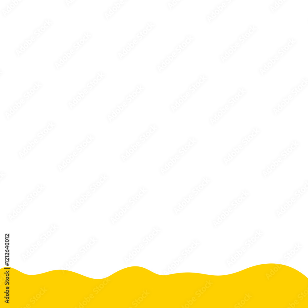 Fototapeta premium Yellow Divider Shape