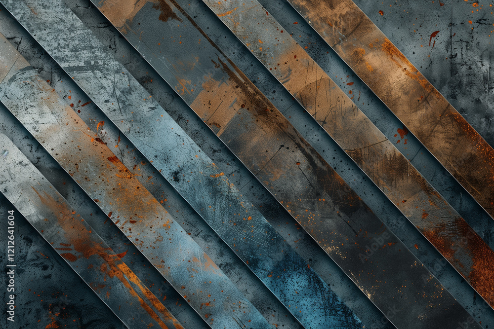 Industrial Rust and Steel Metal Texture with Gritty Urban Feel Industrial Rust and Steel Metal Texture with Gritty Urban Feel