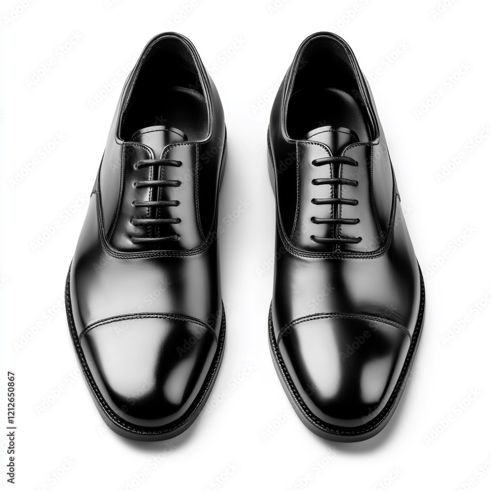 men's black shoes, classic design, cut out isolated on white background full depth of feild. men's black shoes, classic design, cut out isolated on white background full depth of feild.