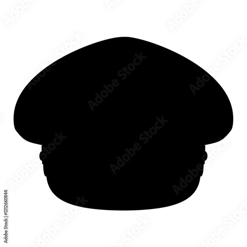 Police hat icon. Vector image