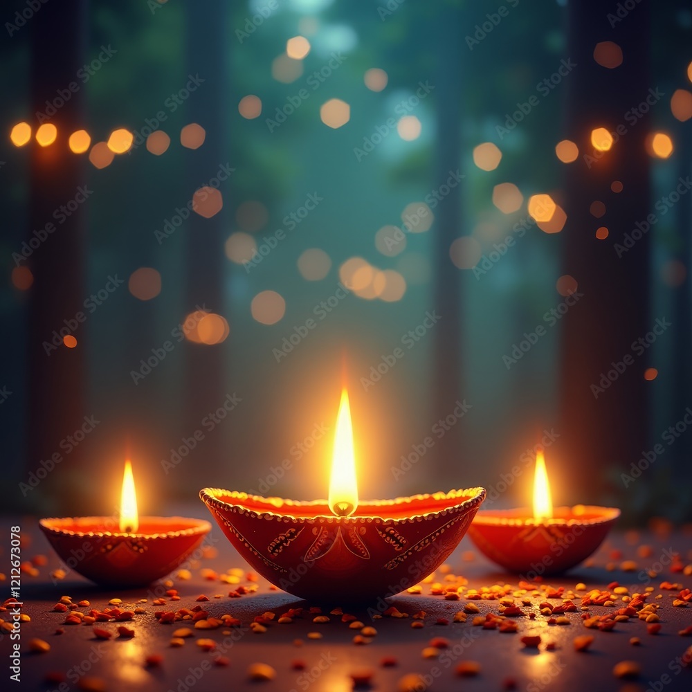 A traditional Indian oil lamp, typically made of clay or metal, used to illuminate homes during festivals like Diwali A traditional Indian oil lamp, typically made of clay or metal, used to illuminate homes during festivals like Diwali