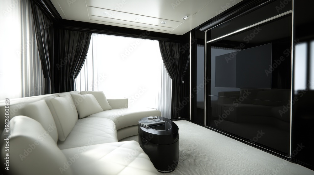 Fototapeta premium Modern Luxury Living Room Interior Design