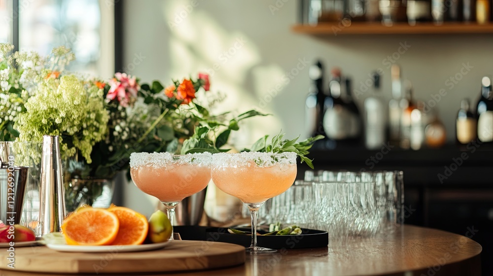 A clean photo of curated cocktail kits styled for premium event rentals. picture A clean photo of curated cocktail kits styled for premium event rentals. picture