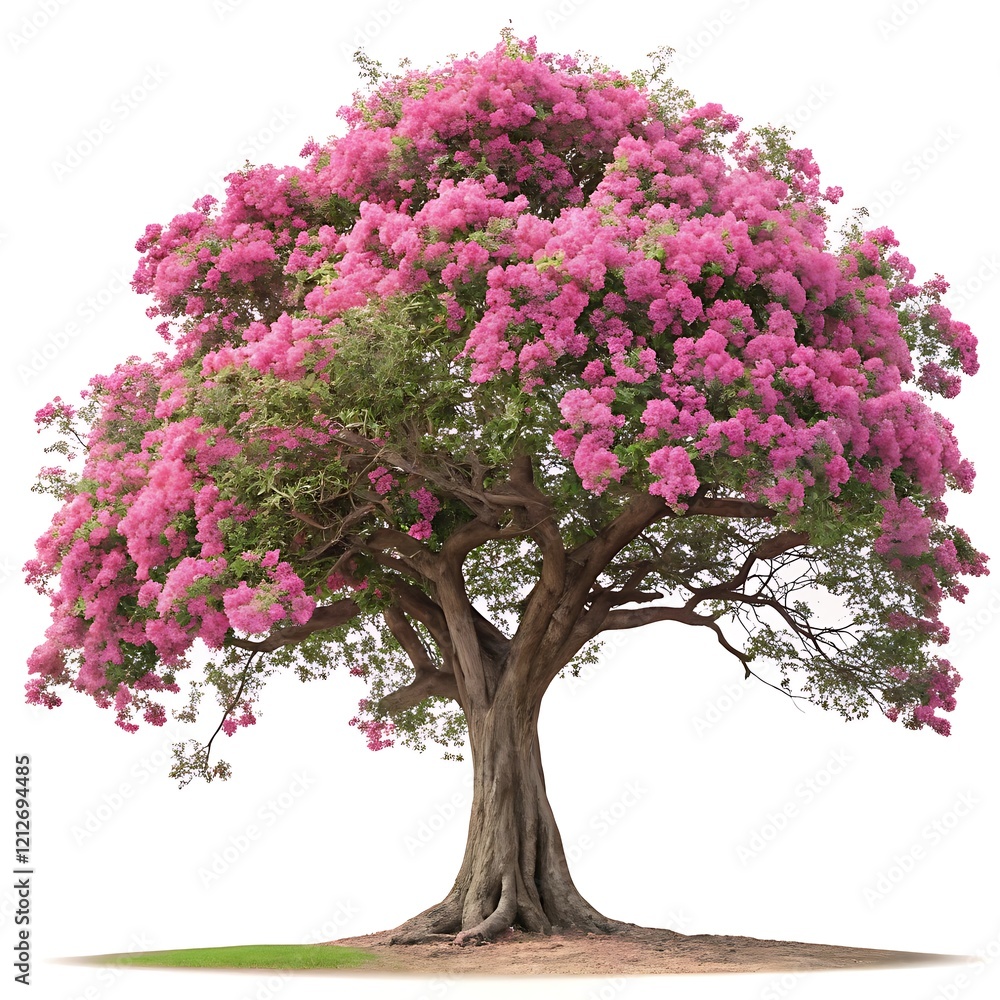 Fototapeta premium Kousa Dogwood Tree Isolated transaprent Background