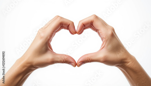 woman making hands in heart shape, heart health insurance, social responsibility, donation charity, world heart day, appreciation concept, world mental health day, think positive, mindfulness concept