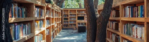 Openair libraries promote reading in inspiring environments