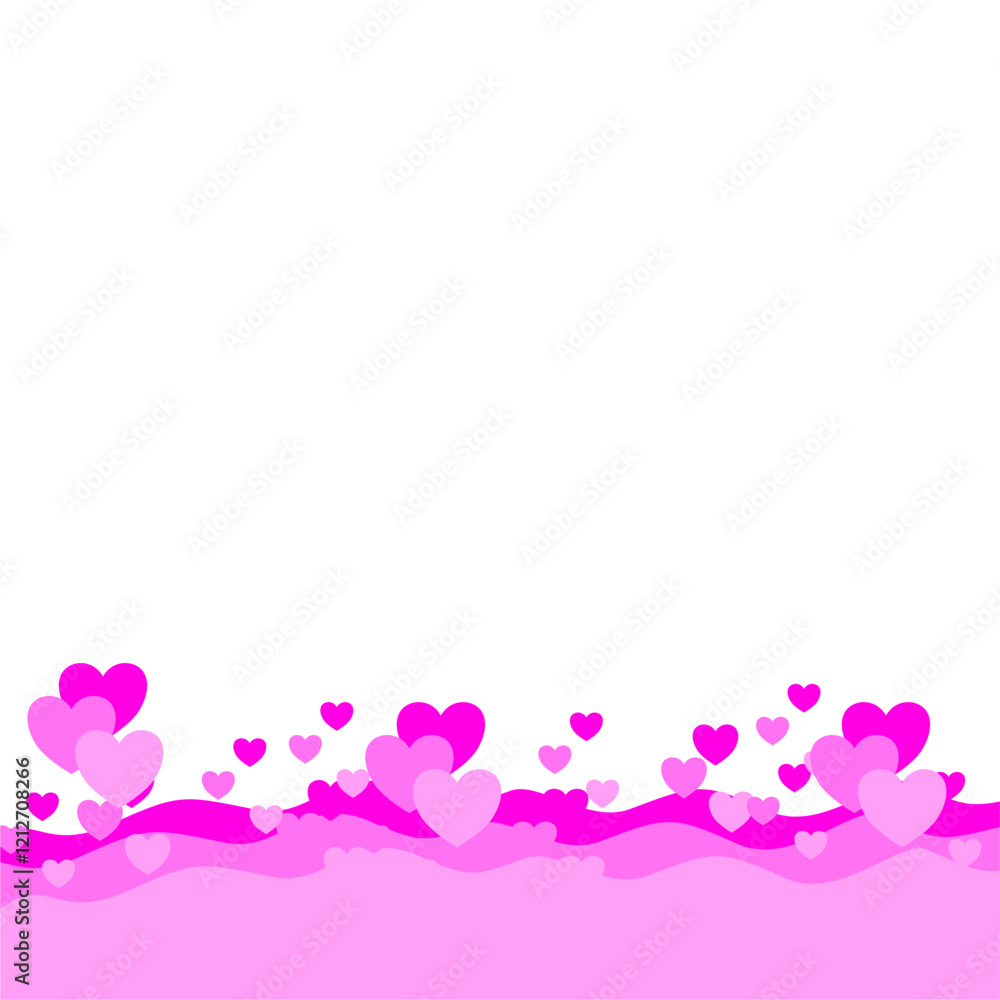 Valentine's Day Bottom Border Valentine's Day Bottom Border