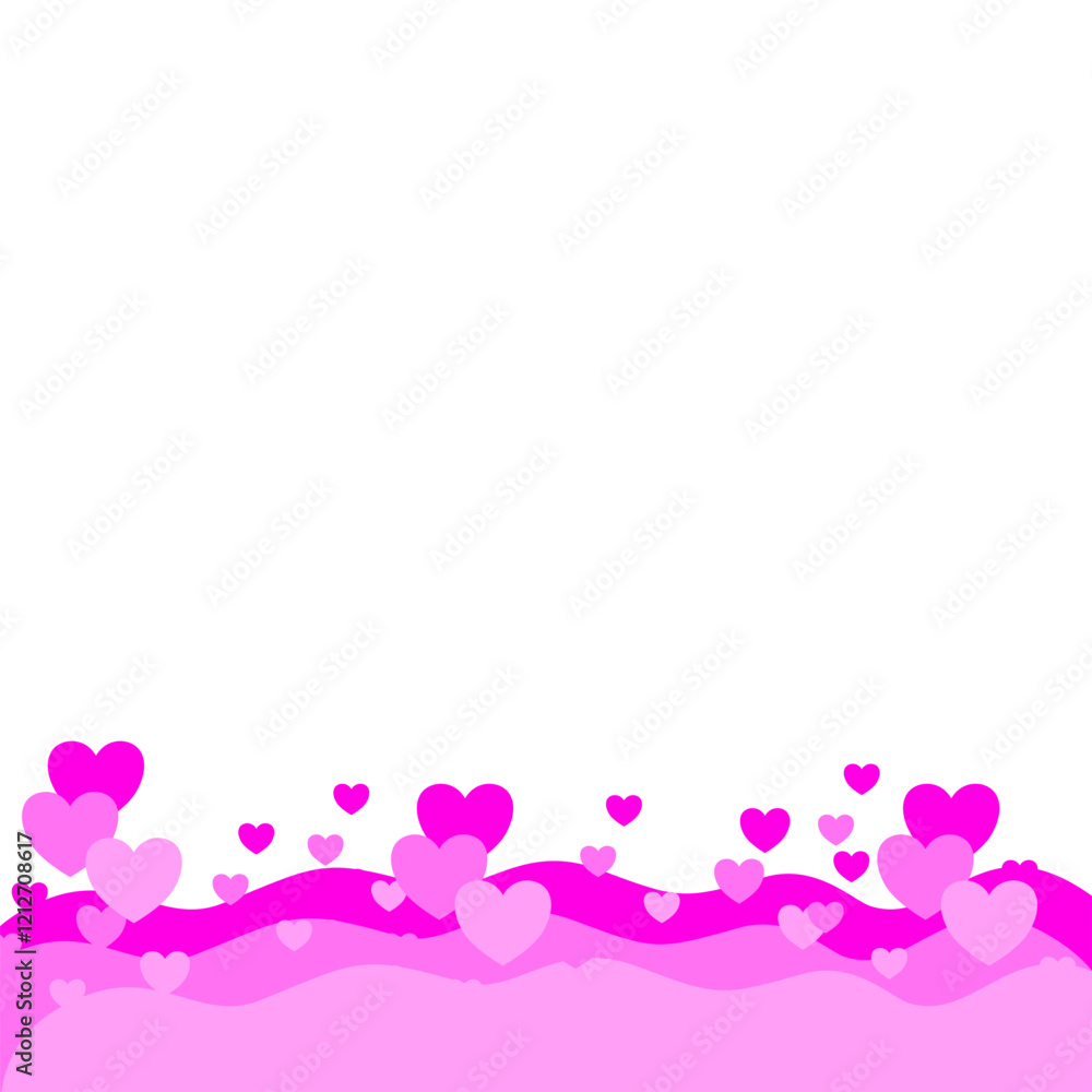 Valentine's Day Bottom Border Valentine's Day Bottom Border